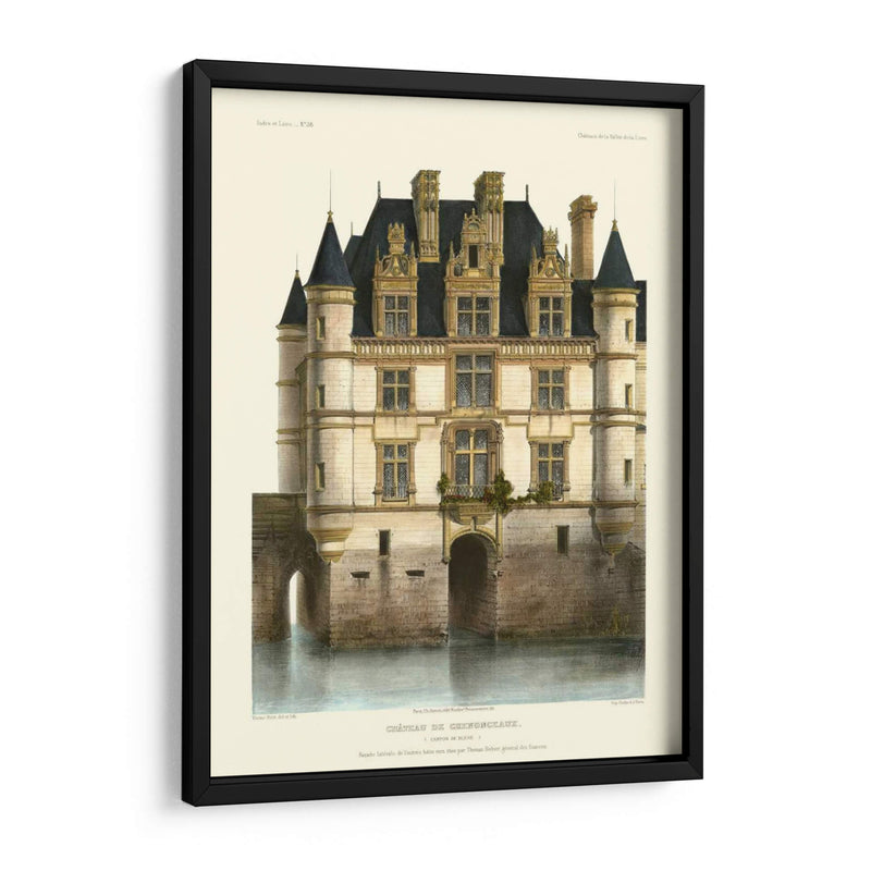 Petite Francés Chateaux Xi - Victor Petit | Cuadro decorativo de Canvas Lab