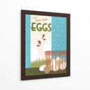 Huevos De Corral - June Erica Vess | Cuadro decorativo de Canvas Lab