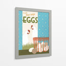 Huevos De Corral - June Erica Vess | Cuadro decorativo de Canvas Lab