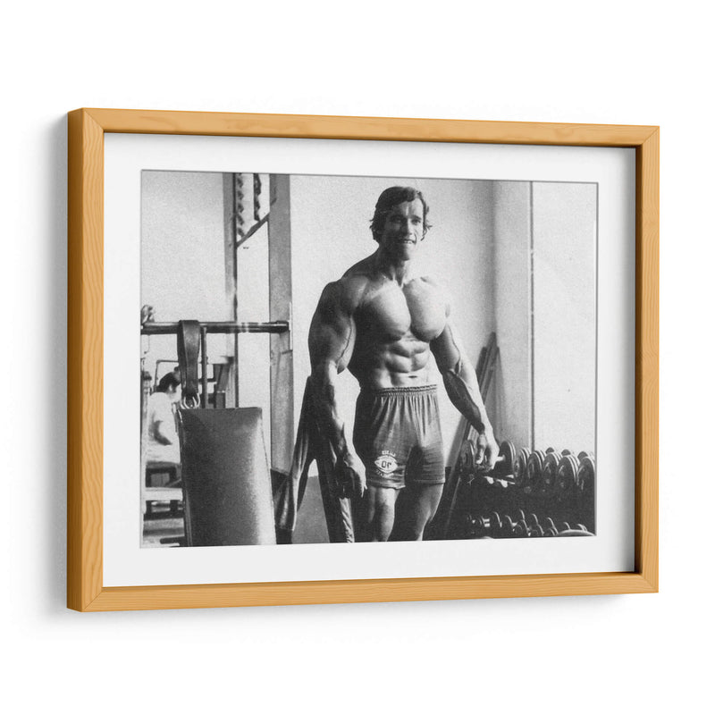 Bodybuilding Schwarzenegger | Cuadro decorativo de Canvas Lab