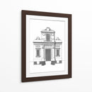 B Y W Fachada Parisina I - Deneufforge | Cuadro decorativo de Canvas Lab