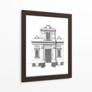 B Y W Fachada Parisina I - Deneufforge | Cuadro decorativo de Canvas Lab
