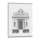 B Y W Fachada Parisiana Iv - Deneufforge | Cuadro decorativo de Canvas Lab