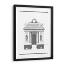 B Y W Fachada Parisiana Iv - Deneufforge | Cuadro decorativo de Canvas Lab