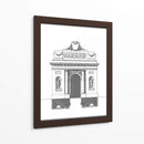 B Y W Fachada Parisiana Iv - Deneufforge | Cuadro decorativo de Canvas Lab