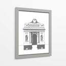 B Y W Fachada Parisiana Iv - Deneufforge | Cuadro decorativo de Canvas Lab
