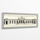 Crackled B Y W Palace Fachada Iv - J.F. Blondel | Cuadro decorativo de Canvas Lab