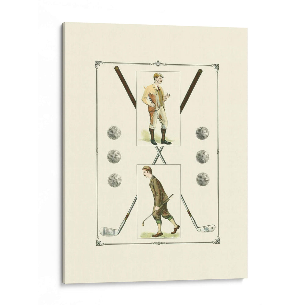 Golfistas - H. Hutchinson Y John Ball - Spy | Cuadro decorativo de Canvas Lab