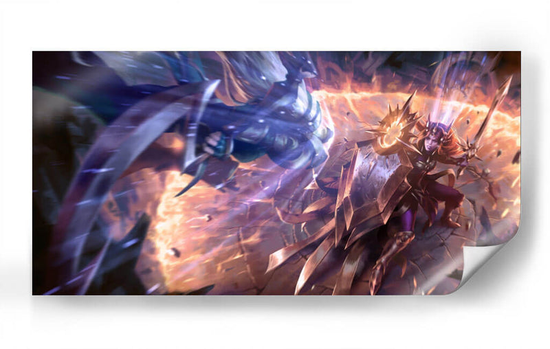 Diana vs Leona II | Cuadro decorativo de Canvas Lab