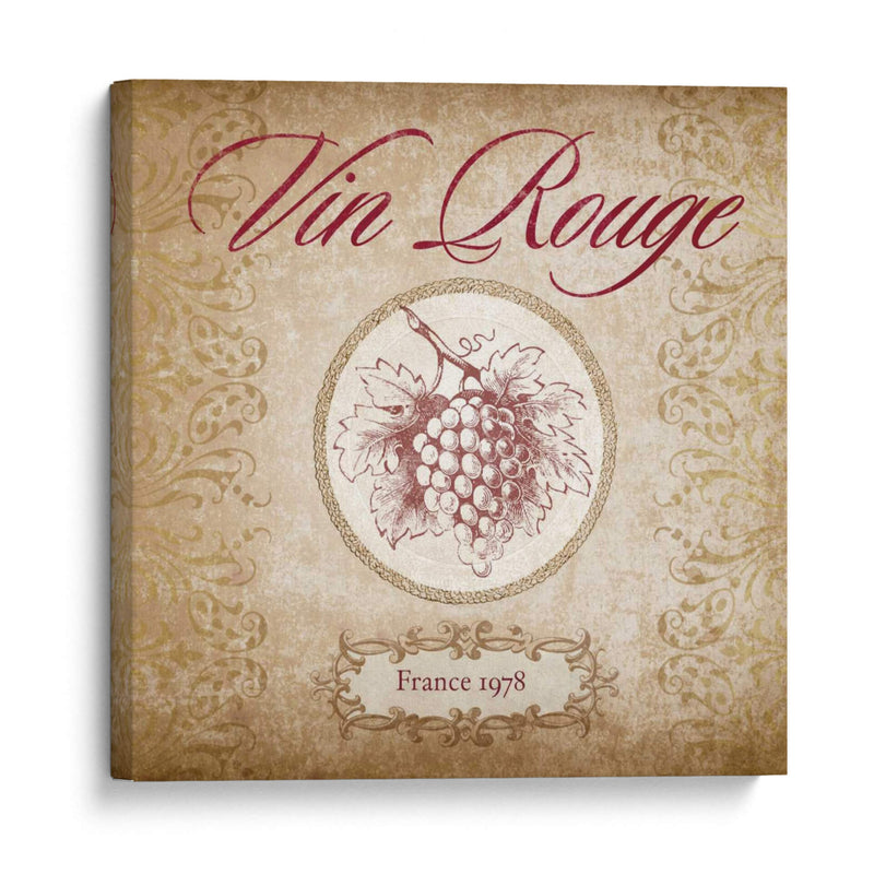 Etiqueta De Vino I - Beth Anne Creative | Cuadro decorativo de Canvas Lab