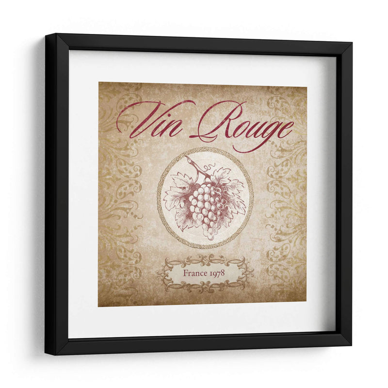 Etiqueta De Vino I - Beth Anne Creative | Cuadro decorativo de Canvas Lab