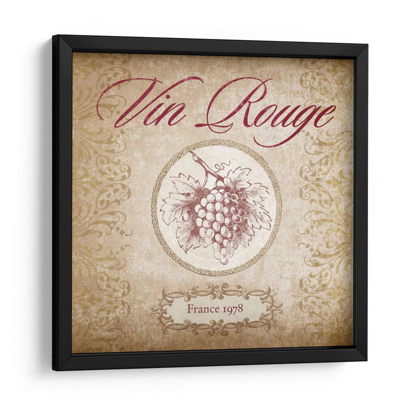 Etiqueta De Vino I - Beth Anne Creative | Cuadro decorativo de Canvas Lab
