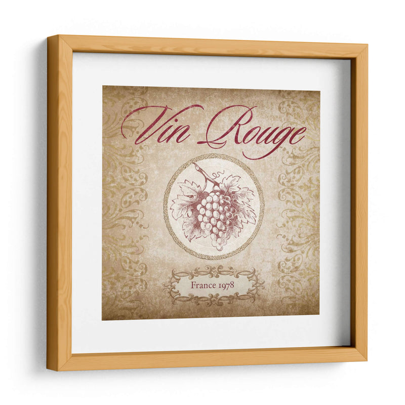 Etiqueta De Vino I - Beth Anne Creative | Cuadro decorativo de Canvas Lab