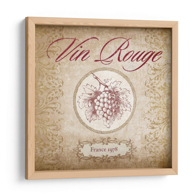 Etiqueta De Vino I - Beth Anne Creative | Cuadro decorativo de Canvas Lab
