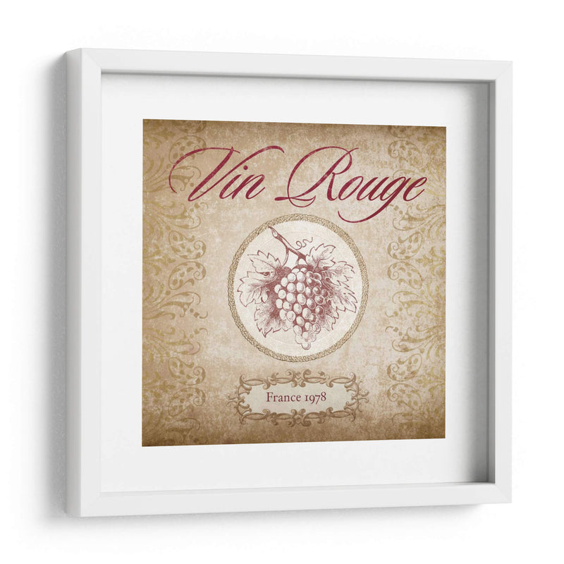 Etiqueta De Vino I - Beth Anne Creative | Cuadro decorativo de Canvas Lab