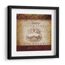 Etiqueta De Vino Vi - Beth Anne Creative | Cuadro decorativo de Canvas Lab