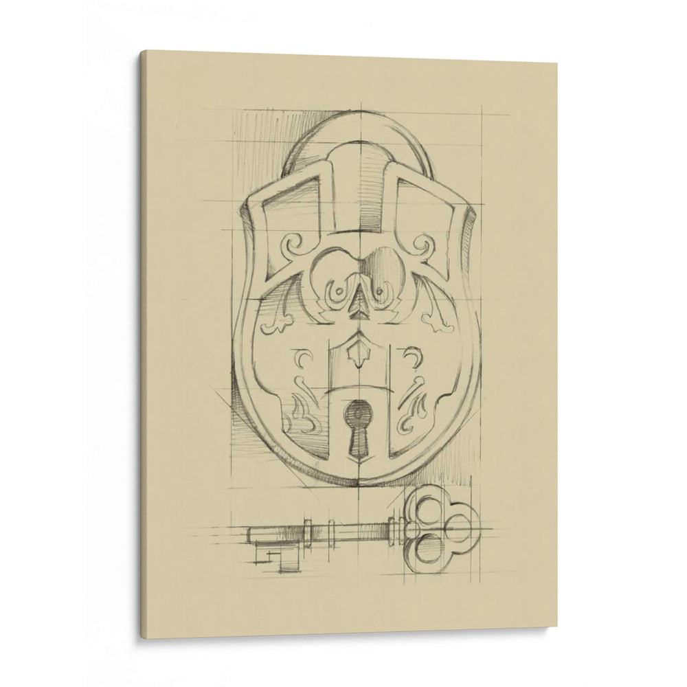 Candado Vintage I - Ethan Harper | Cuadro decorativo de Canvas Lab