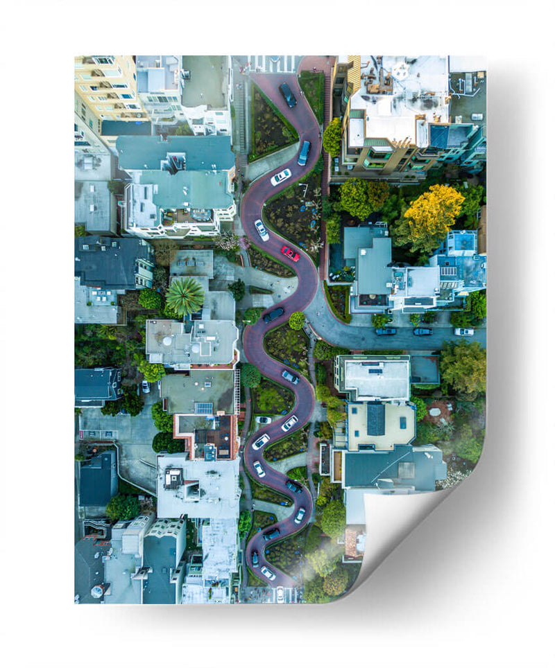 Calle Lombard | Cuadro decorativo de Canvas Lab