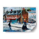 Annapolis Wharf - Curt Crain | Cuadro decorativo de Canvas Lab