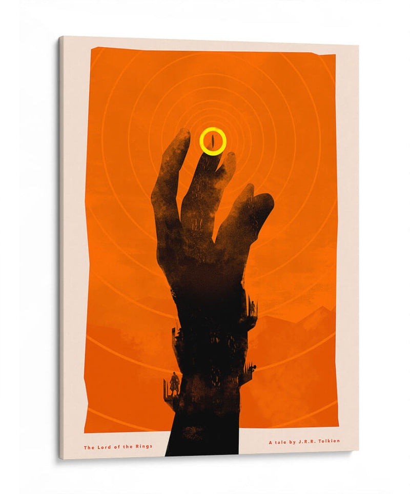 El Señor de los Anillos minimal | Cuadro decorativo de Canvas Lab
