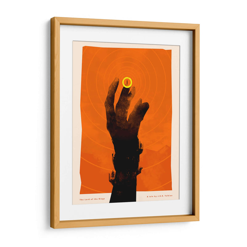 El Señor de los Anillos minimal | Cuadro decorativo de Canvas Lab