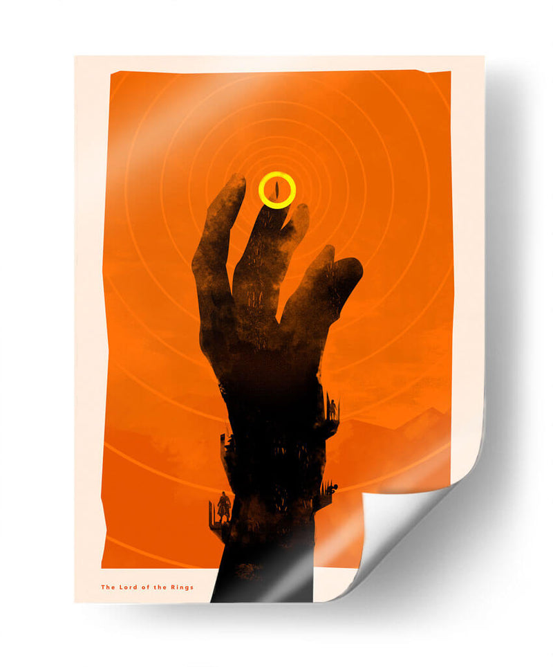 El Señor de los Anillos minimal | Cuadro decorativo de Canvas Lab
