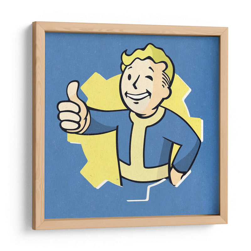 Fallout 4 thumbs up | Cuadro decorativo de Canvas Lab