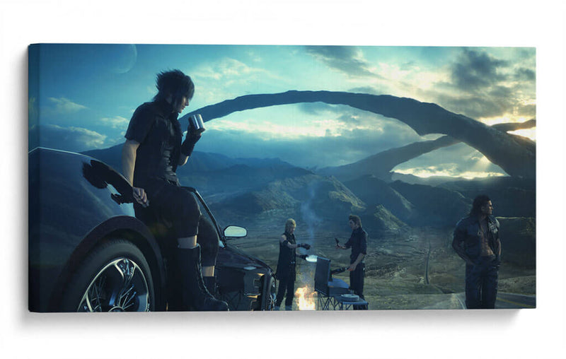 Final Fantasy bbq | Cuadro decorativo de Canvas Lab