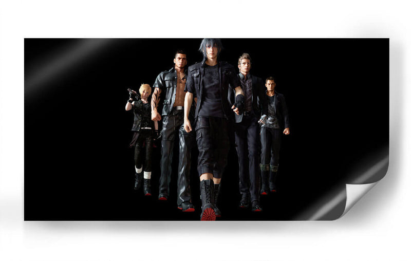 Final Fantasy guys | Cuadro decorativo de Canvas Lab