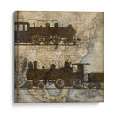 Silueta De Viaje I - Megan Meagher | Cuadro decorativo de Canvas Lab