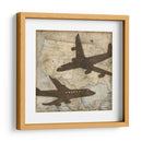 Silueta De Viaje Ii - Megan Meagher | Cuadro decorativo de Canvas Lab