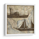 Silueta De Viaje Iii - Megan Meagher | Cuadro decorativo de Canvas Lab