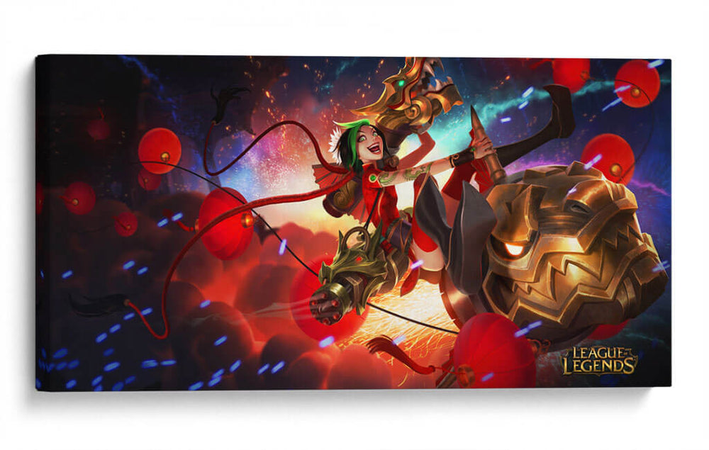 Firecracker Jinx | Cuadro decorativo de Canvas Lab