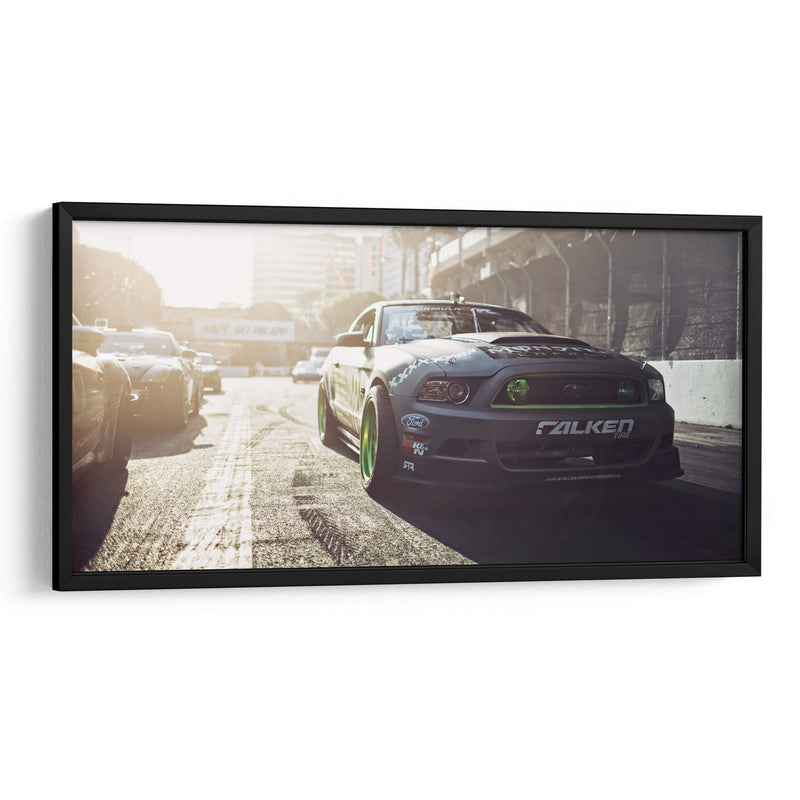 Formula D Ford Mustang Falken Monster | Cuadro decorativo de Canvas Lab