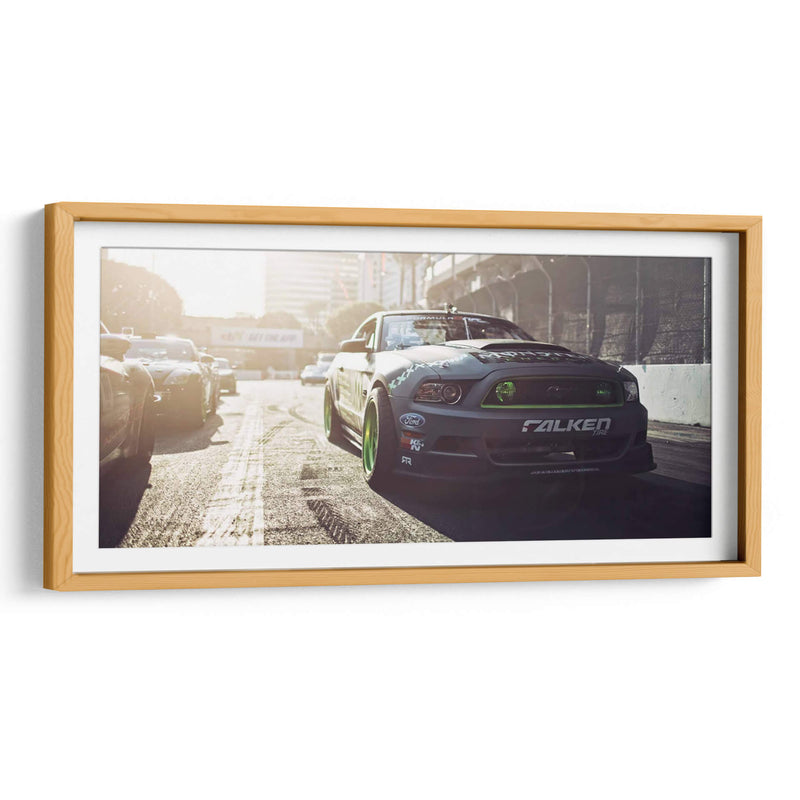 Formula D Ford Mustang Falken Monster | Cuadro decorativo de Canvas Lab
