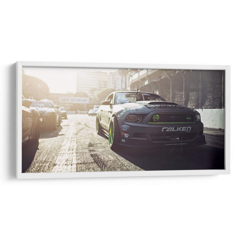Formula D Ford Mustang Falken Monster | Cuadro decorativo de Canvas Lab