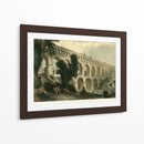 El Pont Du Gard, Cerca De Nismos. - T. Allom | Cuadro decorativo de Canvas Lab