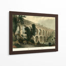 El Pont Du Gard, Cerca De Nismos. - T. Allom | Cuadro decorativo de Canvas Lab