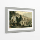 El Pont Du Gard, Cerca De Nismos. - T. Allom | Cuadro decorativo de Canvas Lab