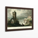Caldy Island, Desde Tenby Castle. - T. Allom | Cuadro decorativo de Canvas Lab