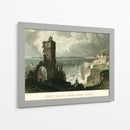 Caldy Island, Desde Tenby Castle. - T. Allom | Cuadro decorativo de Canvas Lab