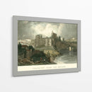 Chepstow Desde El Puente - T. Allom | Cuadro decorativo de Canvas Lab