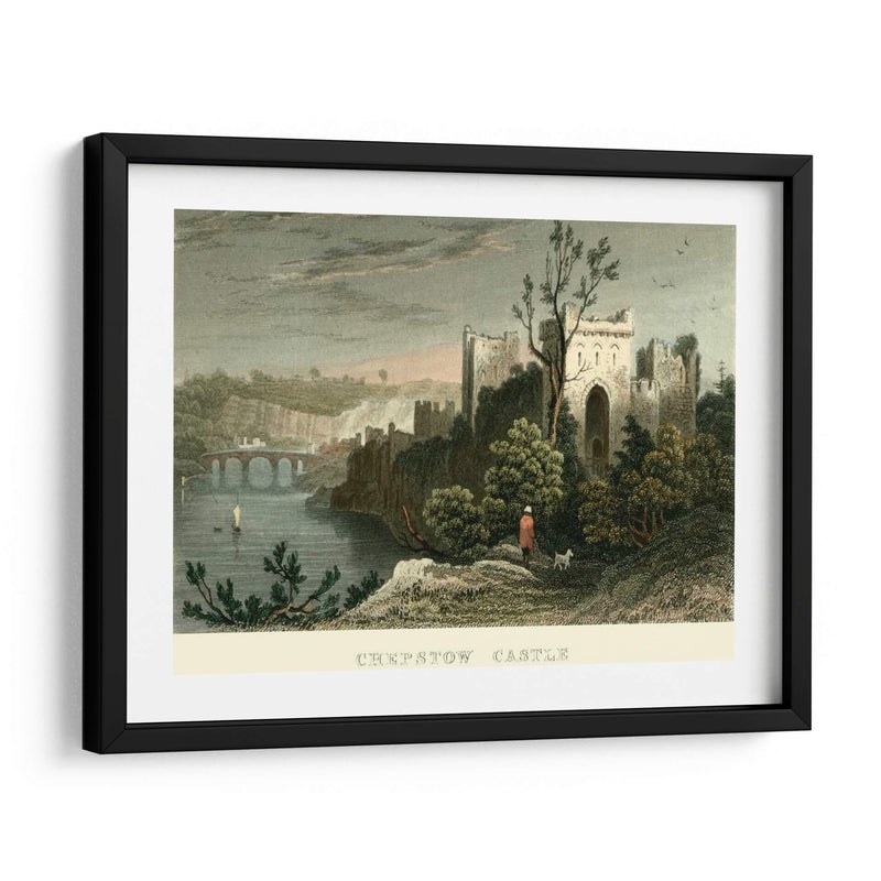 Castillo De Chepstow - T. Allom | Cuadro decorativo de Canvas Lab