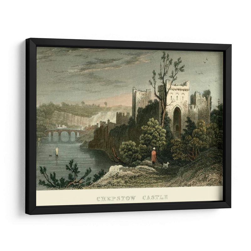 Castillo De Chepstow - T. Allom | Cuadro decorativo de Canvas Lab