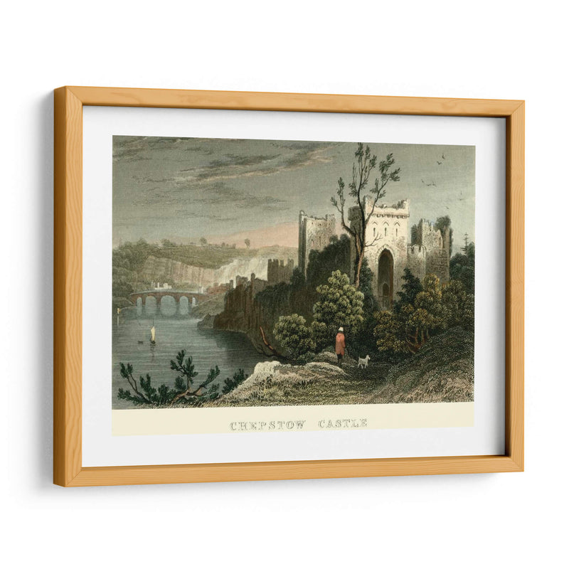 Castillo De Chepstow - T. Allom | Cuadro decorativo de Canvas Lab