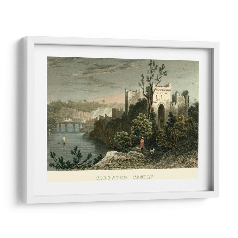 Castillo De Chepstow - T. Allom | Cuadro decorativo de Canvas Lab