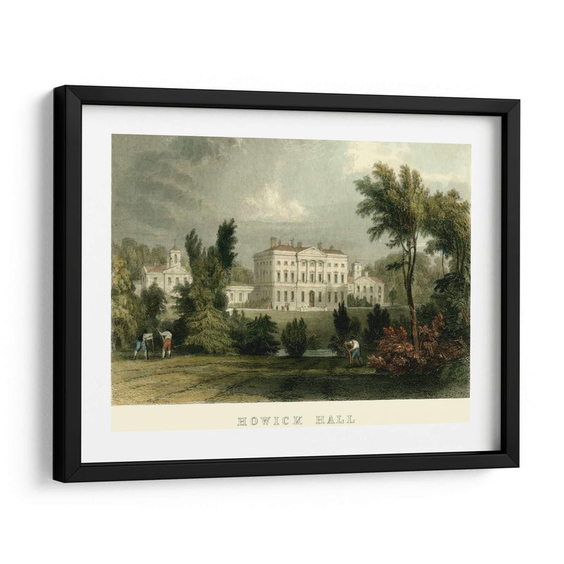 Hewick Hall - T. Allom | Cuadro decorativo de Canvas Lab