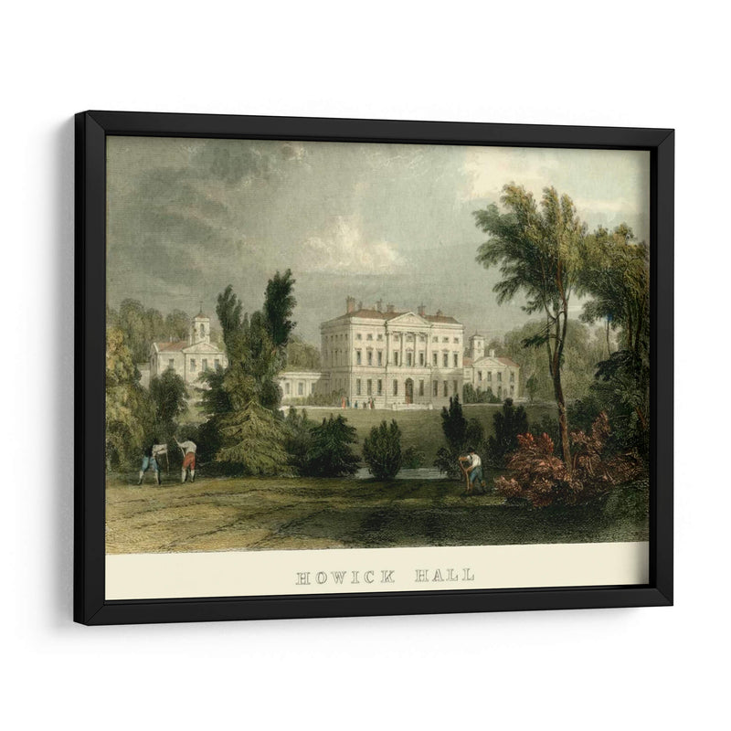 Hewick Hall - T. Allom | Cuadro decorativo de Canvas Lab