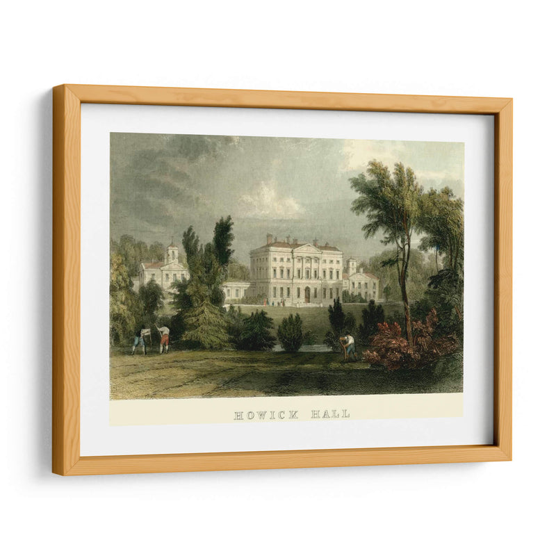 Hewick Hall - T. Allom | Cuadro decorativo de Canvas Lab