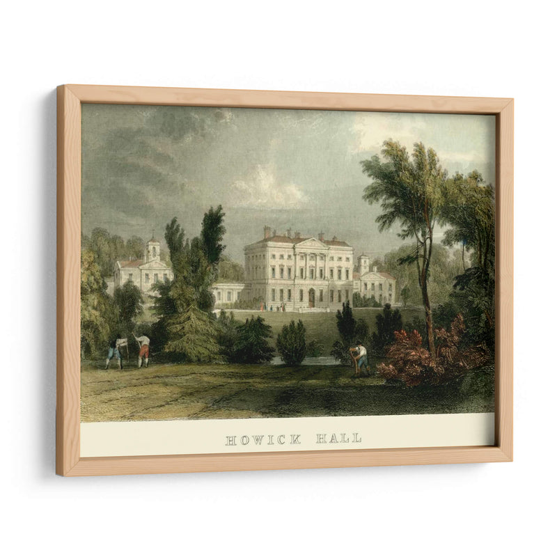 Hewick Hall - T. Allom | Cuadro decorativo de Canvas Lab